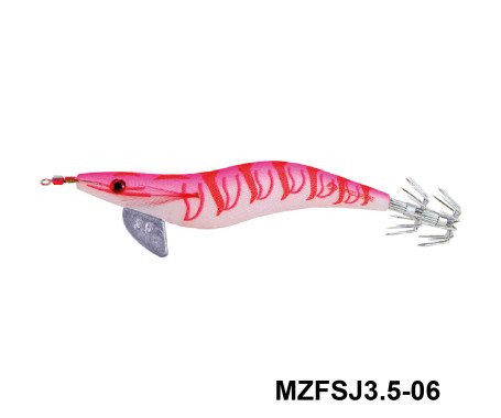 AQUA MARINE - Cloth Squid Jig Lure with Glow (3.5)
